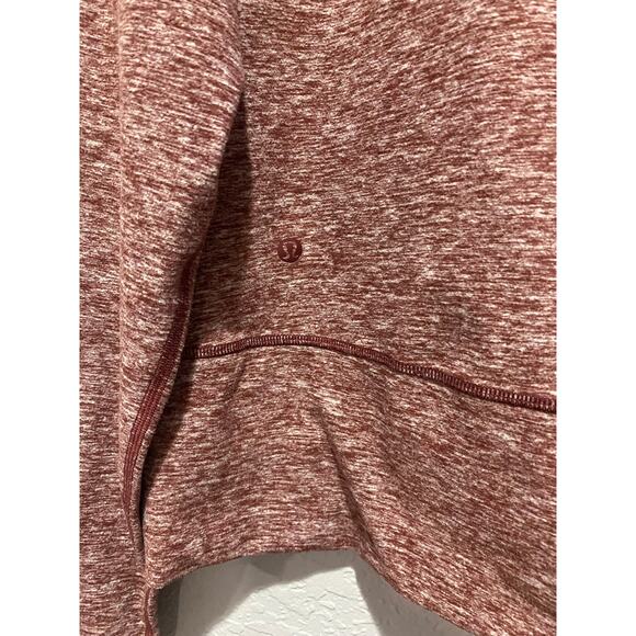 Lululemon Ready to Rulu Fleece Pullover in Heathered Savannah Size 6 - Picture 8 of 8